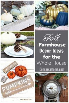 fall farmhouse decor ideas for the whole house