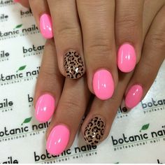 Hot Pink Cheetah Nails, Pink Cheetah Nails, Botanic Nails, Cheetah Print Nails, Cheetah Nails, Leopard Nails, Pink Cheetah