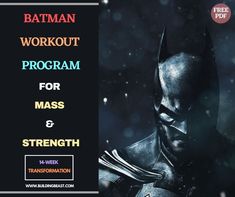 batman workout program for mass and strength