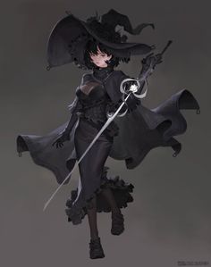 Anime Witch, Witch Design, Witch Art, Fantasy Inspiration, 영감을 주는 캐릭터, Character Portraits