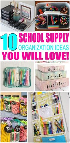 the top ten school supply organization ideas you will love