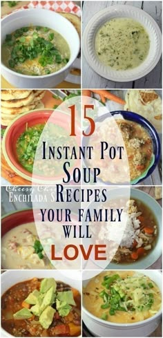 15 instant pot soup recipes for your family to love