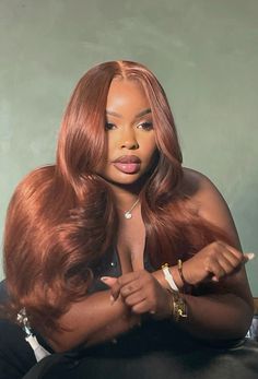 Ginger Hair Color, Long Red, Baddie Hairstyles, Hair Color For Black Hair, Ginger Hair, Aesthetic Hair, Black Women Hairstyles