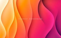 an abstract colorful background with wavy shapes