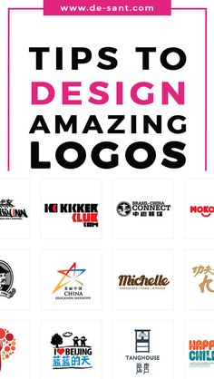 the top 10 tips to design amazing logos for your business or company, and how they work