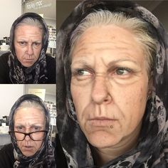 SPFX ageing with creams Old Lady Halloween Costume, Wedding Makeup Bride, Media Makeup