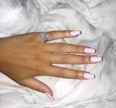 Zoe 101 Soft Pink Nails, Baby Pink Nails, Light Pink Nails, Neutral Nails, Prom Nails, Dream Nails, Pretty Acrylic Nails, Dope Nails