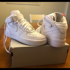 Brand New Air Force 1 New Air Force 1, Shoes Air Force, Nike Shoes Air, Nike Shoes Air Force, Preppy Shoes, Tenis Nike, Shoes Air, Nike White, White Nikes