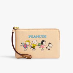 Isn’t This Just The Cutest?! Brand Newsnoopy And Friends Special Rendition Wristlet Wallet!! - Cream Color - Peanuts Collab - Size: 6 1/4 X 4 X 1/2 Casual Coach Wallets For Daily Use, Casual Coach Wallet For Daily Use, Casual Coach Wallets For Everyday Use, Casual Coach Everyday Wallets, Casual Everyday Coach Wallets, Snoopy Friends, Coach Clutch, The Peanuts, Our Legacy