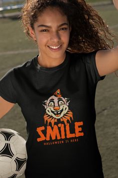 Halloween Smile T-shirts are in the sale...Limited Edition. This could be your perfect gift for your loved ones. Halloween 1, Loved Ones, Your Perfect, First Love, On Sale, Limited Edition, Casual Outfits