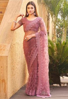 Net Saree Blouse Designs, Net Saree Blouse, Net Blouse, Net Blouses, Fancy Sarees Party Wear, Simple Sarees, Indian Fashion Saree