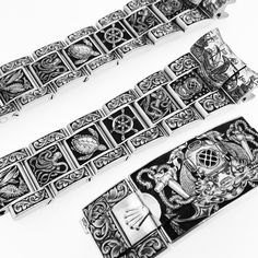 Hand engraved by Ray Hood, London Engraver - nautical themed Rolex DeepSea Sea Dweller Watch Strap Ideas, Futuristic Watches, Victorinox Watches, Geek Women, Skeleton Watches, Amazing Watches