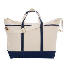 As their name implies, our Boat Weekenders are excellent for your weekend get-away. These heavyweight canvas bags have beautiful details like shiny brass fittings and leather tabs. A perfect carry-on, these bags have zippered tops so nothing will spill out and there are multiple inside pockets as well. An adjustable shoulder strap makes it easy to carry. Adjustable shoulder strapLeather and brass details Made of 20 oz. super heavy canvasMeasures 13" x 24" x 7" Floating Boat Docks, Wooden Boat Plans, Diy Boat, Boat Building Plans, Luggage Store, Photo Organization, Boat Dock, Boat Plans, Travel Duffel