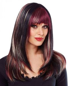 Dark Burgundy Hair Color, Hair Color Names, Dark Burgundy Hair, Burgundy Hair Color, Hair Color For Fair Skin, Hair Color Blonde Highlights, Maroon Hair, Hair Color Burgundy, Coloured Hair