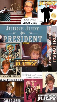 “UHM IS NOT AN ANSWER”. - Judy herself. #judgejudy #judy Judge Judy, Case Closed, Create Collage, Make Sense, Creative Play