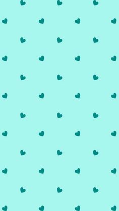 a blue background with hearts on it