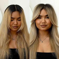 Round Face Haircuts Long, Long Hairstyles For Round Faces, Round Face Hairstyles Long, Angled Bangs, Long Hair Trends, Haircut Inspo, Bangs For Round Face, Bangs With Medium Hair