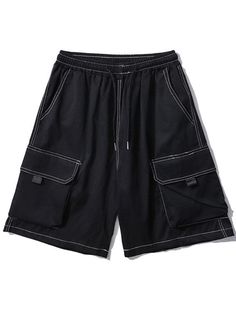 Wiaofellas Men Sweat Shorts Vintage Cargo Shorts Unisex Trend Japanese Students Casual Trend Half Pants Techwear Safari Trousers Size Suggest : Size S: weight 35kg-40kg, height 145-150cm Size M: weight 40kg-50kg, height 155-165cm Size L: weight 50kg-57.5kg, height 165-175cm Size XL: weight 57.5kg-65kg, height 170-175cm Size 2XL: weight 65kg-70kg, height 175-180cm Black Pants With Built-in Shorts For Summer, Outdoor Spring Pants Short Length, Outdoor Short Pants For Spring, Spring Outdoor Short Pants, Spring Outdoor Short Length Pants, Casual Drawstring Short Pants, Summer Outdoor Bottoms With Multiple Pockets, Casual Relaxed Fit Cargo Pants With Built-in Shorts, Casual Baggy Pants With Built-in Shorts