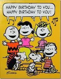 happy birthday to you from the peanuts gang