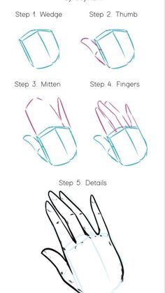 how to draw hands for beginners with step by step instructions on how to draw hands