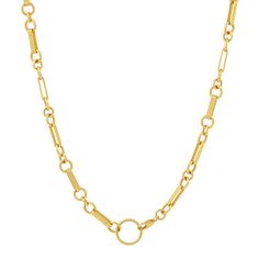 By Helena Rose 14K Yellow Gold - Vintage inspired chain - 22" length - Can... Formal Gold Lariat Chain Necklace, Formal Round Delicate Chain Necklace, Formal Round Chain Necklace With Adjustable Chain, Formal Round Figaro Chain Necklace, Formal Figaro Chain Necklace, Luxury Lariat Cable Chain Necklace, Formal Long Cable Chain Necklace, Elegant Figaro Chain Toggle Necklace, Ace And Jig