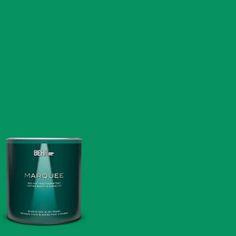 a can of marquee green paint on a green background with the word marquee written below it