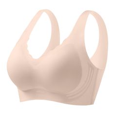 PRICES MAY VARY. Push Up This Bra Features A Push Up Design That Gently Lifts And Shapes Your Chest Lines, Creating A More Curvaceous And Feminine Silhouette. The Lifting Effect Not Only Enhances Your Natural Beauty, But Also Enhances Your Confidence Lifting Anti-Sagging Wireless Push-Up Bra: No Steel Ring, Comfortable, Natural, Relaxed; Please Be Sure To Choose The Size That Suits You According To The Size Chart.It Gently Wraps Around The Chest, Gathers Your Chest Toward The Center, And Pulls I Wireless Push Up Bra, Tshirt Bras, Clear Strap Bra, Bra Tape, Gather Bra, Bra Materials, Compression Bra, Clear Bra, Front Closure Bra