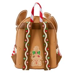 Add some adorable Disney magic to your accessories with this officially licensed Lilo and Stitch Gingerbread Stitch Cosplay Loungefly Mini Backpack! Perfect for any fan of the mischievous duo, this mini backpack is both cute and functional, making it the perfect addition to your collection. Get yours today and show off your Disney style! Alien Features, Stitch Cosplay, Gingerbread Design, Anime Disney, 3d Applique, Stitch Backpack, Stitch Character, Lilo Et Stitch, Funny Gifts For Him