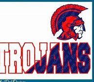 the logo of the football team is shown in red, white and blue color scheme