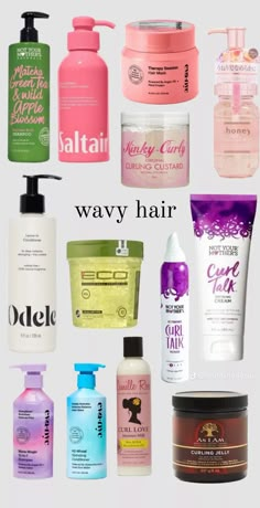 Stuff For Wavy Hair, Good Leave In Conditioner For Wavy Hair, Good Shampoo And Conditioner For Wavy Hair, Eva Nyc Hair Mask, Curly Leave In Conditioner, Good Wavy Hair Products, Cheap Wavy Hair Products, Hair Products For Frizzy Wavy Hair, Hair Care Products For Wavy Hair