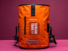 Orange Roll, Orange Rolls, Waterproof Clothing, Rolltop Backpack, Military Bag, Orange Backpacks, Unisex Backpack, Top Backpacks, Waterproof Bag