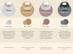 Types Of Pearls Natural, Different Types Of Pearls, Types Of Pearls, Black Pearls, Pearl Design, Jewelry Pins, Real Pearls, Pearl Types