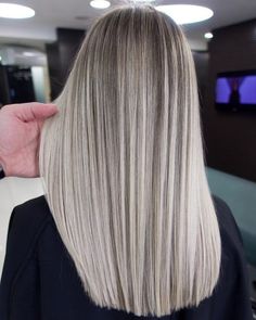 Balayage Straight Hair, Straight Layered Hair, Platinum Hair, Hair Color For Women, Brown Blonde