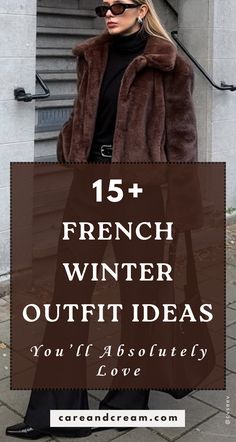 The timeless elegance of French winter wardrobe essentials is the perfect inspiration for your winter capsule wardrobe. Our blog post offers 25+ winter basics wardrobe essentials, along with 15 chic French winter outfit. Learn to curate your own French capsule wardrobe with these winter basics. Master how to dress like a French woman in winter. Cold weather outfits, capsule wardrobe outfits winter, French winter fashion women. French Winter Outfits, Basics Wardrobe Essentials, French Winter Fashion, Parisian Capsule Wardrobe, Dress Like A French Woman, French Wardrobe Essentials, Outfits Capsule Wardrobe, French Outfits