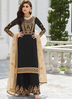 pakistani suits online , wholesale pakistani suits online Gotta Patti Suits, Black Dress Design, Bollywood Suits, Georgette Suit, Readymade Salwar Kameez, Designer Punjabi Suits, Gotta Patti, Shilpa Shetty, Gaun Fashion