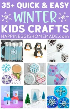 winter crafts for kids that are easy to make