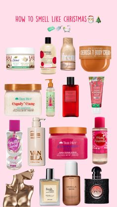 The best holiday body washes, lotions, scrubs, mists, and perfumes to make you smell like Christmas. Christmas Shower Routine, Smell Like Christmas, Christmas Shower, Gloss À Lèvres, Body Washes, Christmas Scents, Teen Life Hacks, Perfume Scents, Perfume Lover