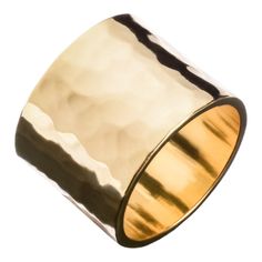 Make a bold statement with our Men's Hammered Wide Ring, meticulously crafted for exceptional style and quality. Featuring a hammered texture, this handcrafted ring offers a rugged yet refined look. With its wide band design, it adds a touch of masculinity to any ensemble, making it a must-have accessory. Details: Comes with a hammered texture. Size: 5/8 inch. Available in sizes 7, 8, 9, 10, 11, 12 & 13. Material: Recycled brass. Plating: 14K Yellow Gold & Rhodium (silver). What is Gold Plated J Hammered Gold Ring, Gold Vermeil Jewelry, Wide Ring, Hammered Gold, Wide Rings, Hypoallergenic Jewelry, Vermeil Jewelry, Demi Fine Jewelry, Handcrafted Rings