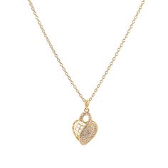 **Cubic Zirconia C-Out Half Heart Necklace** * Gleaming Cubic Zirconia * Metal Setting * Lobster Clasp Closure * 16" Length Half Heart Necklace, Half Heart, Cz Jewelry, Jewelry Gold, Heart Necklace, Womens Jewelry Necklace, Lobster Clasp, Silver Gold, Gold Jewelry