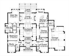 this is the floor plan for these house plans