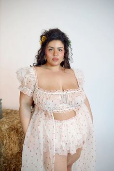 La Fraise Boudoir Dress – Selkie Frilly Knickers, Female Perspective, Silk Dressing Gown, Corset Skirt, Puff Dress, Human Form, Can Can, Strawberry Shortcake, Touch Up