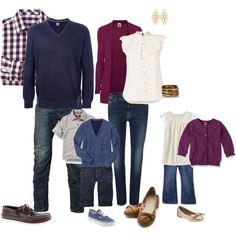 clothes and shoes are arranged in the shape of a man's wardrobe, including sweaters, jeans, shirt, cardigan