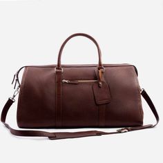 Satchel and Page Mens Weekend Bag, Black Friday Deals, Duffel Bag, Weekender Bag, Gym Outfit, Full Grain Leather, Pebbled Leather, Classic Black, Sneaker Boots