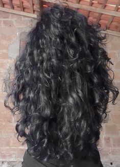 Black 2b Hair, Frizzy Curly Hair Aesthetic, Long 3a Hair, Long Curly Black Hair, Grow Long Healthy Hair, Mane Hair, Black Wavy Hair, Black Hair Aesthetic, Frizzy Curly Hair