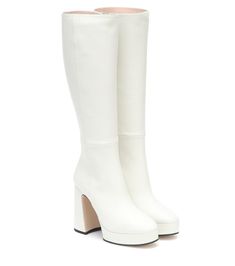 Vetements Shoes, Girly Shoes, Paris Texas, White Boots, White Shoes