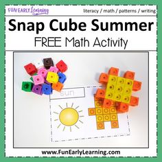 a free printable summer math activity for kids