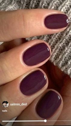 Nagellack Trends, Smink Inspiration, Purple Nail, Shellac Nails, Dipped Nails, Minimalist Nails, Fall Nail