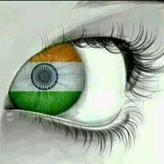 Indian eye Patriotism Art, Indian Flag Photos, Indian Drawing, Independence Day Drawing, Independence Day Poster, Flag Drawing, Happy Independence Day India, Indian Eyes, Indian Flag Wallpaper