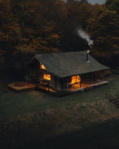 Forests Houses, House In The Forest Aesthetic, House In The Woods Aesthetic, House In A Forest, House In Forest, House In The Forest, A Cabin In The Woods