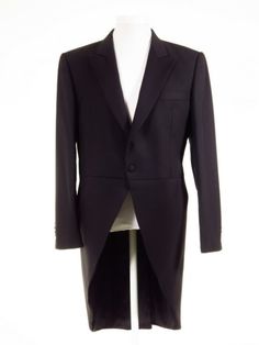 Navy Blue Morning Suit Tailcoat Jacket - All Sizes £59 - Ex-Hire Wedding Tails Suits Blue Tailcoat, Best Suits For Men, Blue Morning, Coat Suit